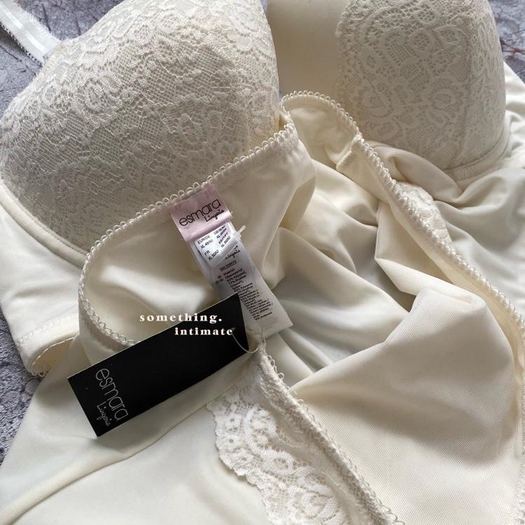 [KODE 7PSKY] Esmara Bigsize Bra + HW Panty Set Jumbo Plus Size 42D 40D 38D Highwaist CD Shaping Cors