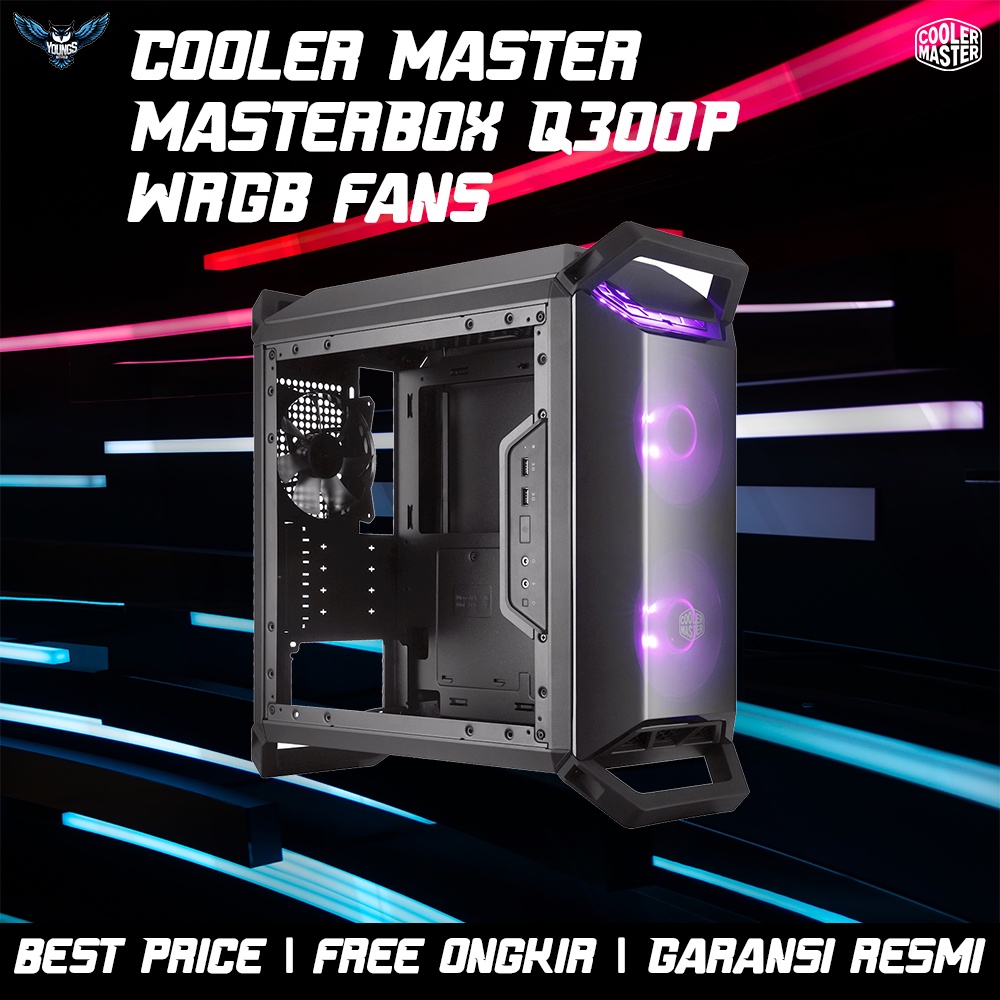 Cooler Master MasterBox Q300P wRGB fans | Gaming Case PC Casing M-ATX