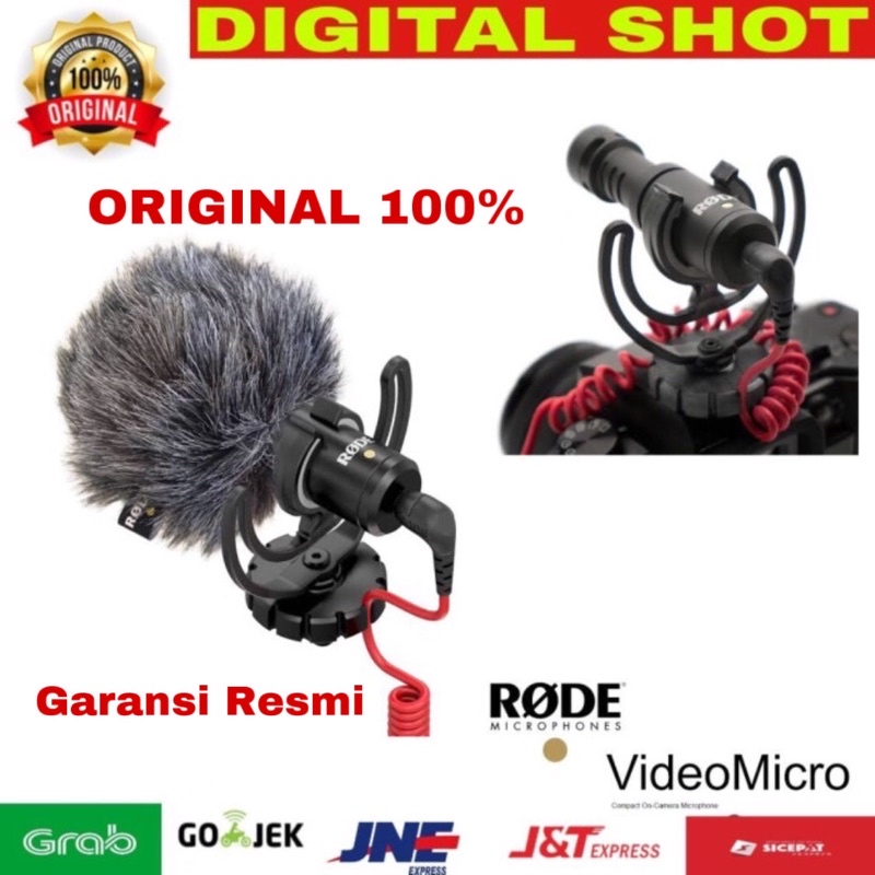RODE MICRO RODE VIDEOMICRO MIRCROPHONE RODE ORIGINAL 100% (RESMI)