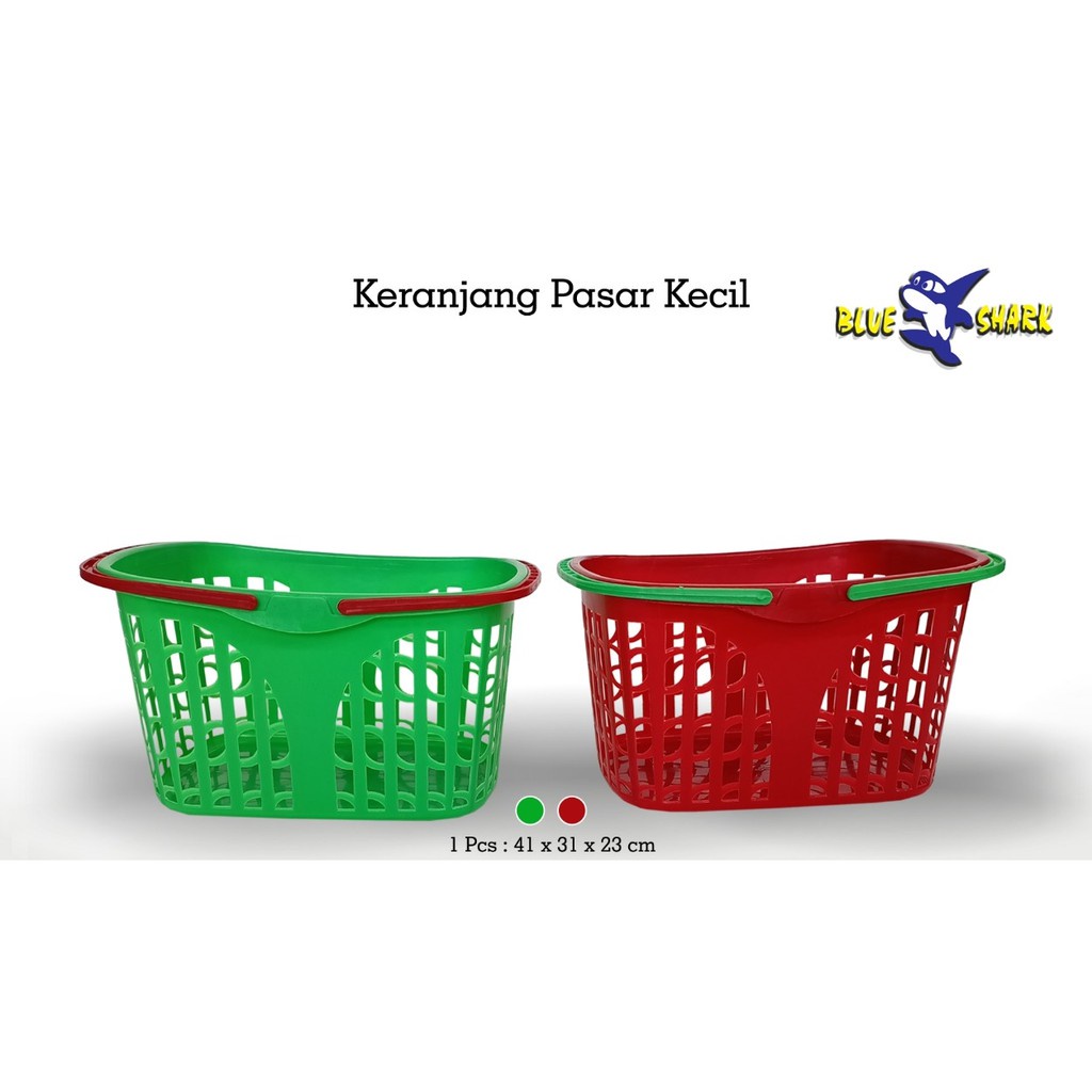 Keranjang Belanja Pasar Supermarket Plastik Serbaguna Minimarket Swalayan Murah Shopping Basket