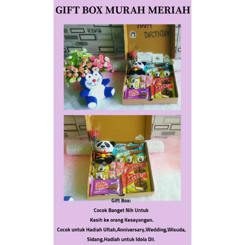 

HAMPERS GIFT BOX HADIAH WISUDA KADO ULANG TAHUN/GIFT BOX GRADUATION/ HAMPERS KADO /HADIAH UNIK