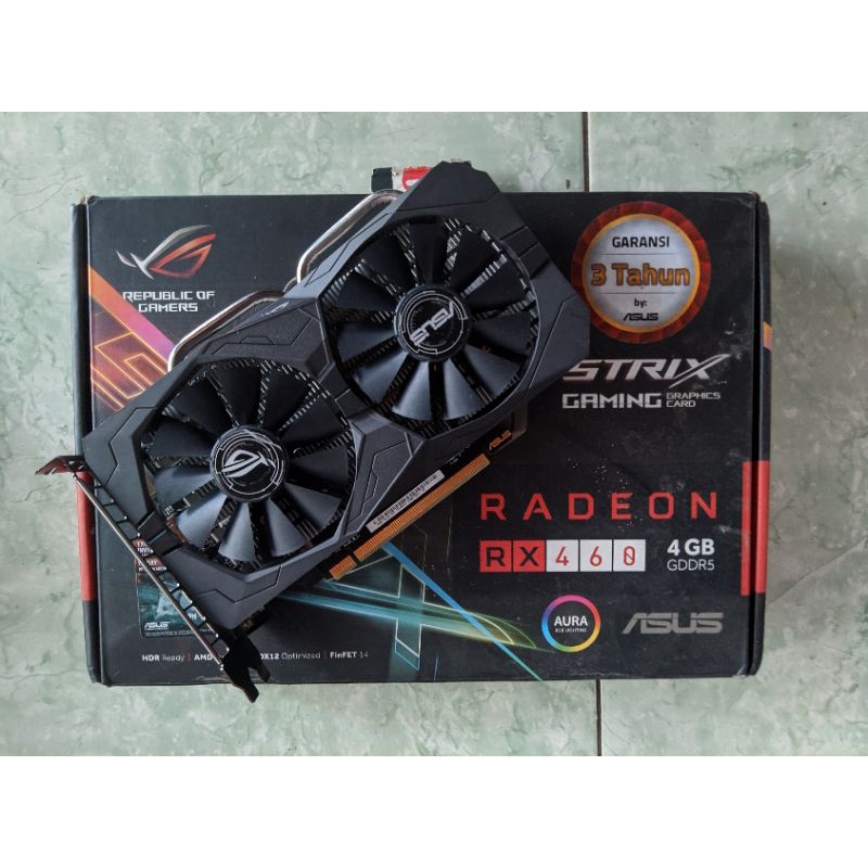 VGA AMD RX 460 4GB DDR5 ASUS ROG STRIX