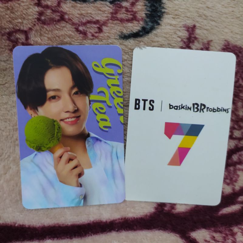 BTS PHOTOCARD BASKIN ROBBIN UNOFFICIAL