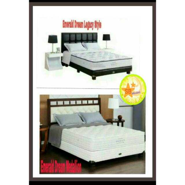 KASUR GUHDO EMERALD DREAM - KASUR SAJA/ FULL SET (REBONDED,  GARANSI 10 THN)