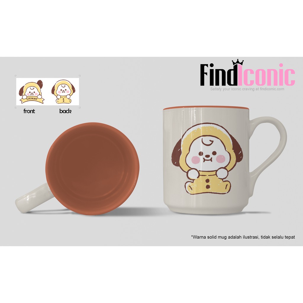 Mug Keramik -  BISA CUSTOM NAMA / GAMBAR  - Mug BT21 -  Mug Baby BT21 - Mug BT21 - Cangkir Baby BT21