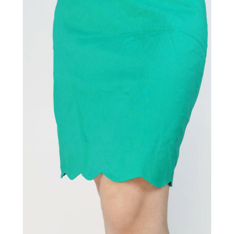 J crew frozen lime green &amp; pink pencil skirt