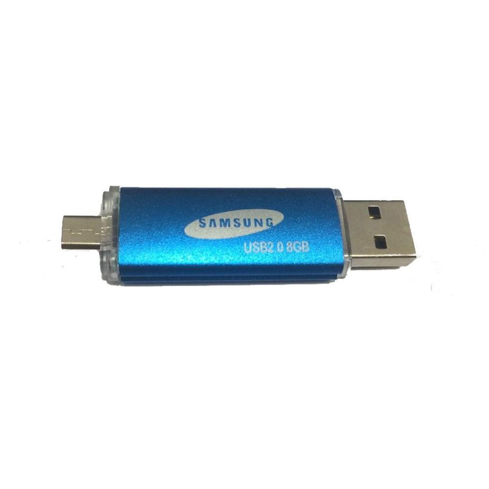 Samsung Flashdisk 2in1 USB 2.0 and Micro USB flashdisk otg 8 gb / 16 gb / 32 gb warna random