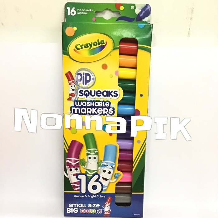 

Unik Crayola Pip-Squeaks Washable Markers 16 Ct Gilaa!!!