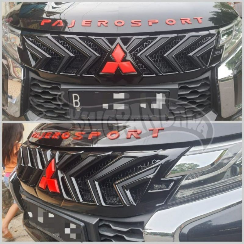 GRILL DEPAN - ALL NEW PAJERO SPORT 2016 2019 - MDL ROCKFORD STYLE