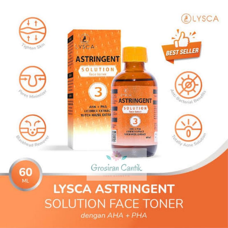 (COD) TONER RDL LYSCA BPOM 60 ML