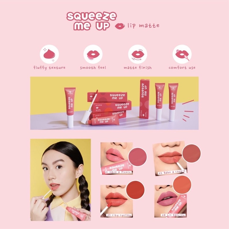 EMINA Squeeze Me Up Lip Matte 6.5 g - Lip Cream