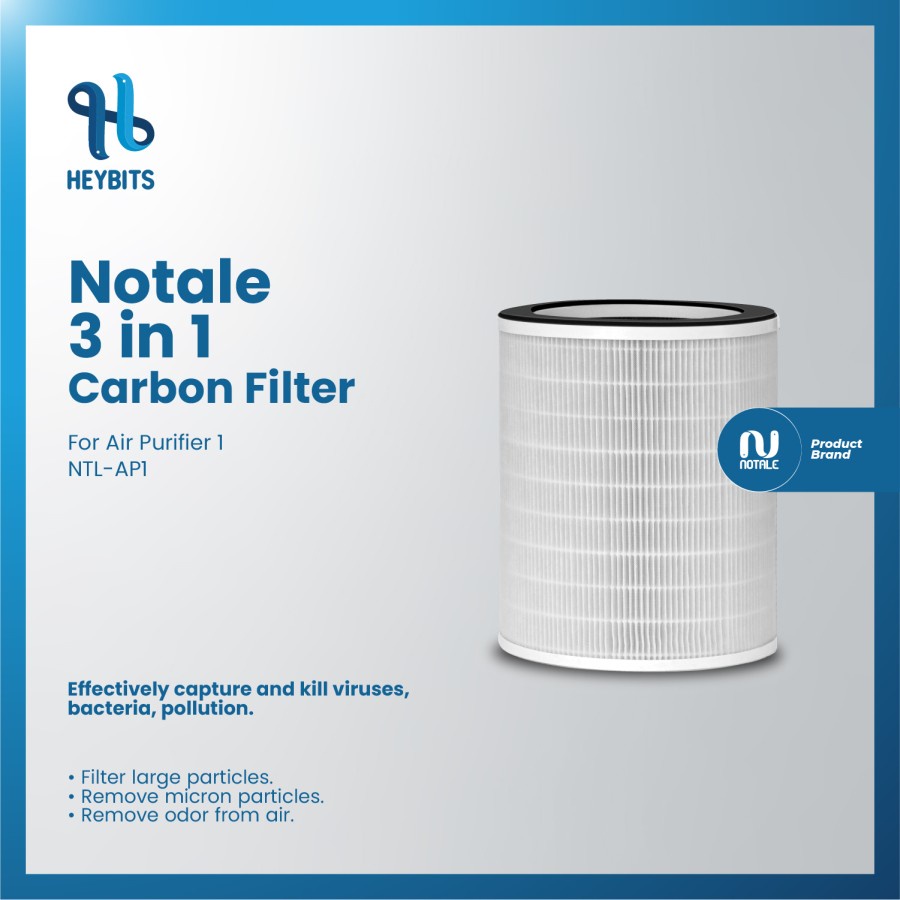 Notale Replacement HEPA Filter Pengganti for Air Purifier Notale
