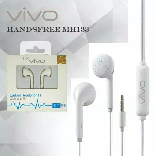 HEADSET VIVO ORIGINAL 99% + MIC / EARPHONE VIVO ORI MH133