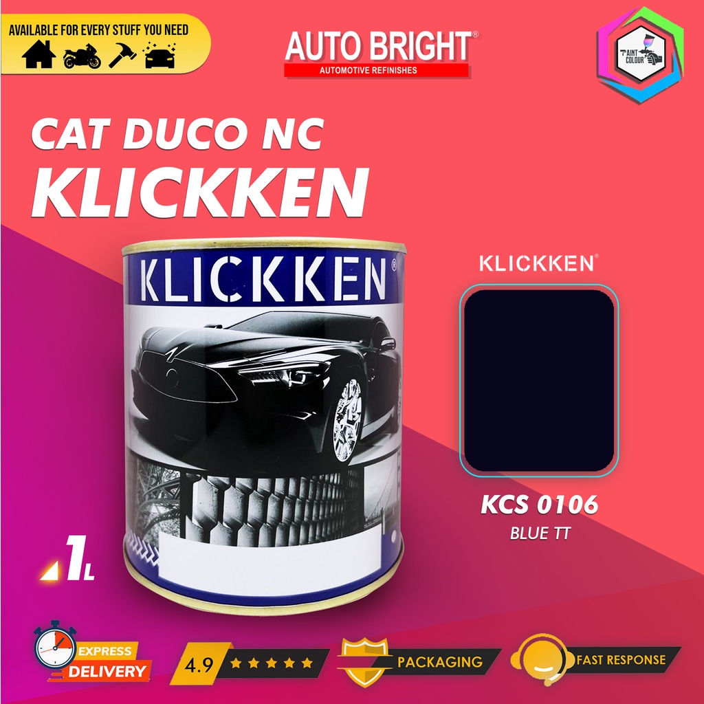 Cat Klickken Automotive Refinishes - Permanent Blue TT KCS 0106