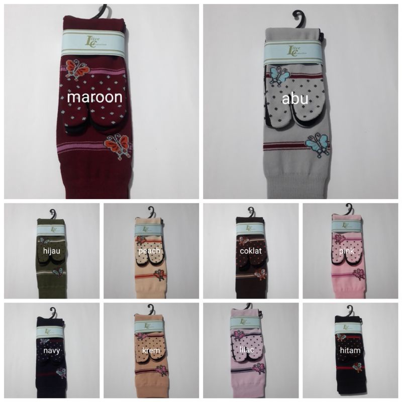 Kaos Kaki Muslimah Motif Syar'i