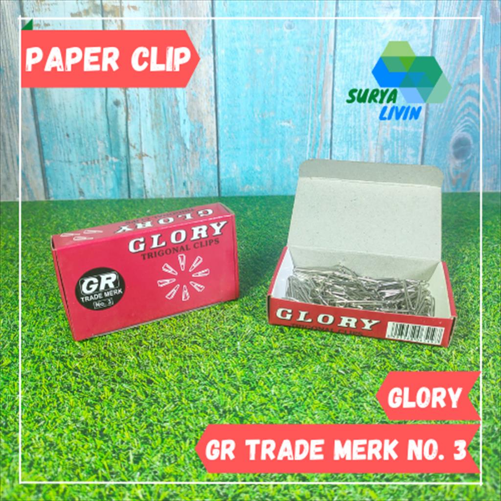 

Paper Clip / Penjepit Kertas / Trigonal Clips No.3 Glory