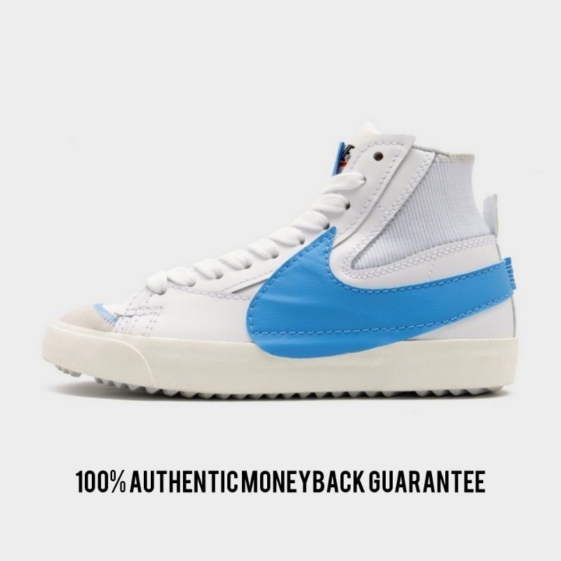 Sepatu Sneakers / Nike Blazer Mid 77 Jumbo White Blue