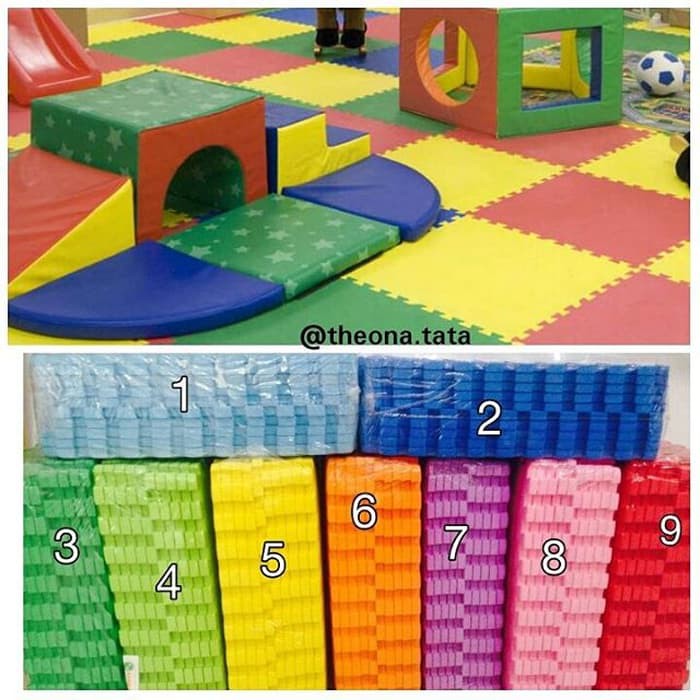 Puzzle Evamat - Matras Puzzle - Puzzle Lantai Matras /Tikar / Karpet / Puzzle Alas Lantai Evamat /