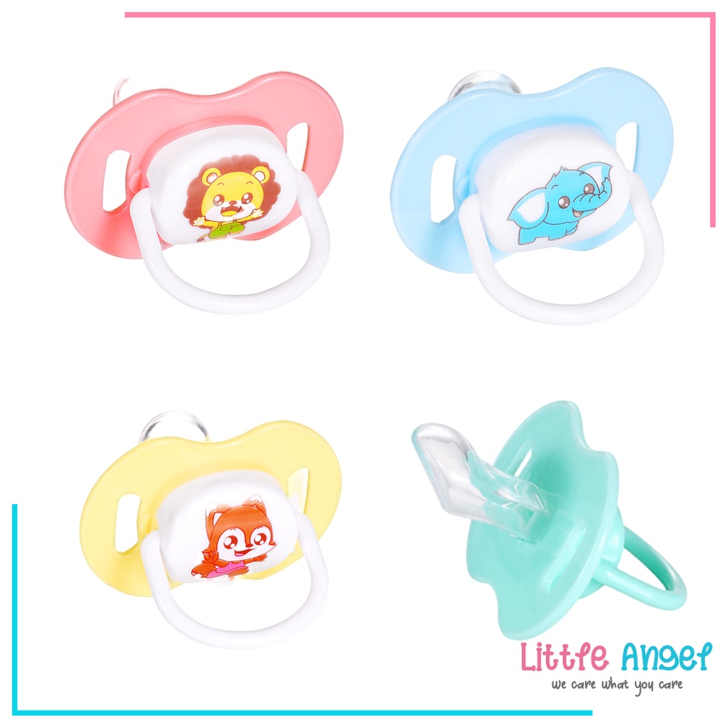 Empeng BAYI DOT ANAK Bulat Karakter Lucu New Born Teether Babby Pacifier Food Grade Import