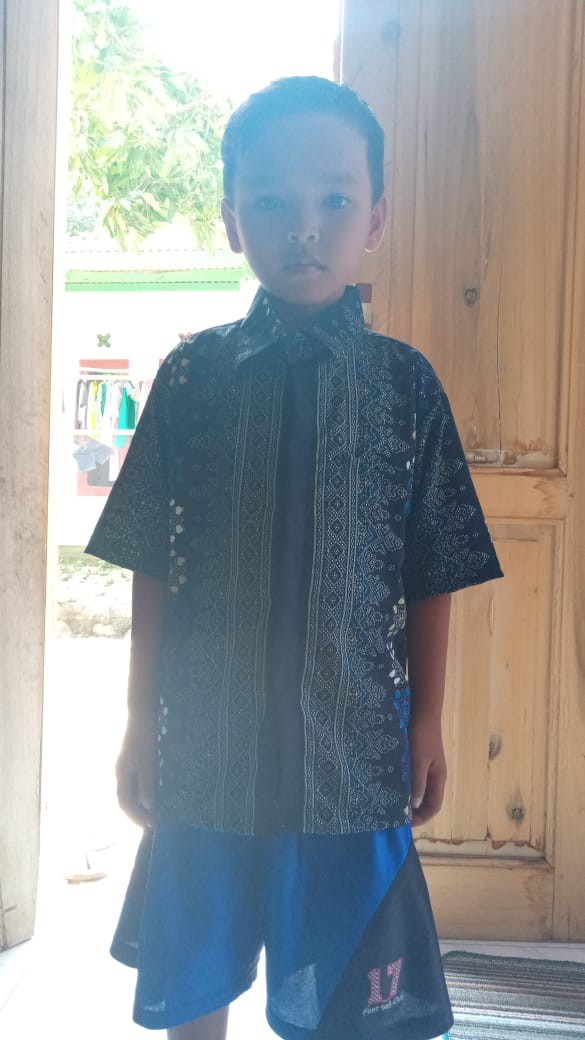 Wm>couple  Batik Couple Batik Keluarga Batik Toraja Biru Navy Batik Termurah Konveksi Sendiri