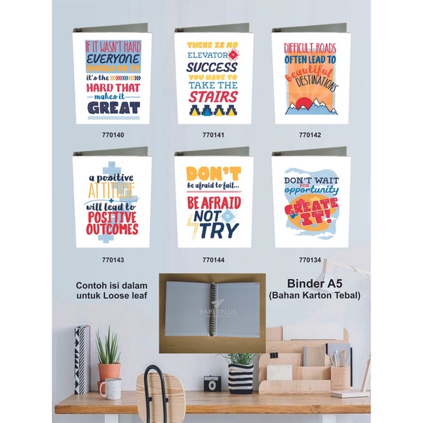 

Binder A5 / Binder Note A5 / Typography / Set 2869