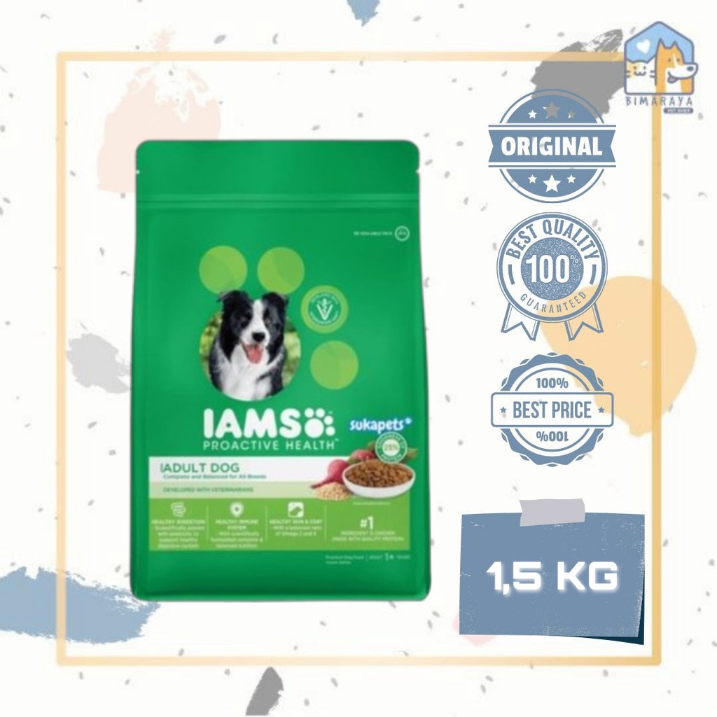 IAMS ADULT DOG 1,5 KG FRESHPACK