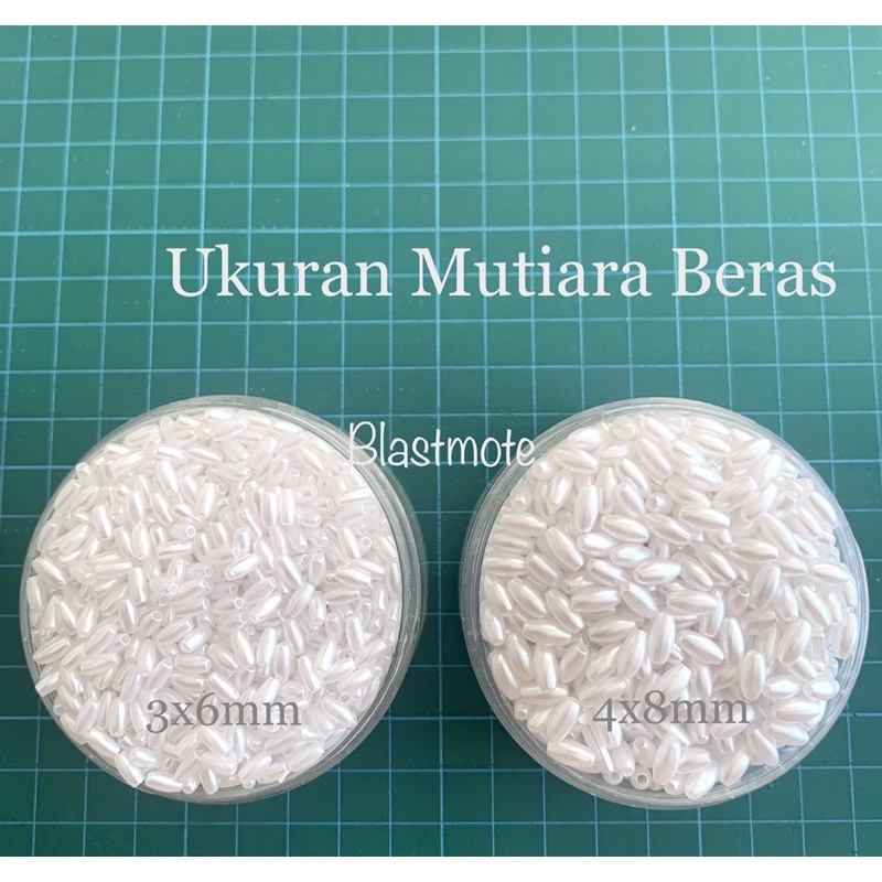 PAYET Mutiara Beras 4*8 dan 3*6 Repack 10gr