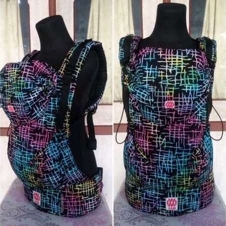 Gendongan bayi VAM adventure bisa hadap depan tanpa hipseat