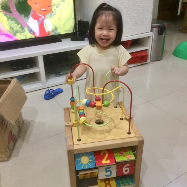 ELC cube wooden edukasi game preloved mothercare