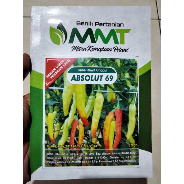 Jual Benih Cabe Rawit ABSOLUT 69 Kemasan 10 Gram - Bibit Cabai ABSOLUD ...