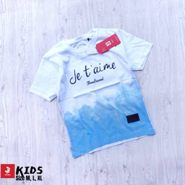 Kaos anak 3second kaos 3second anak kaos three second anak kaos oblong anak