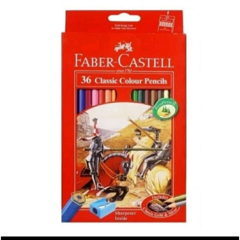 

Faber Castell 36 L Classic Colour Pencil pensil warna Original