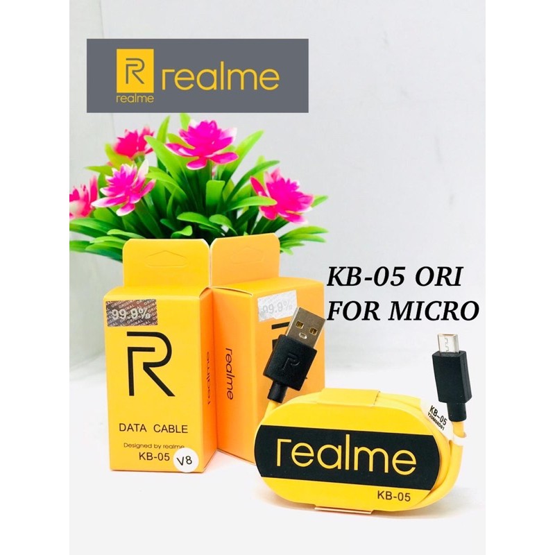 PROMO KABEL REALME KB-05 ORIGINAL KB05 VOOC NEW FOR MICRO &amp; TYPE C