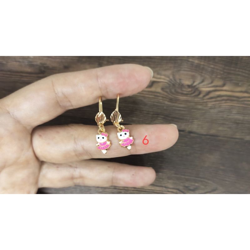 Fifi Fashion Anting anak Desy model Edna perhiasan lapis 12#