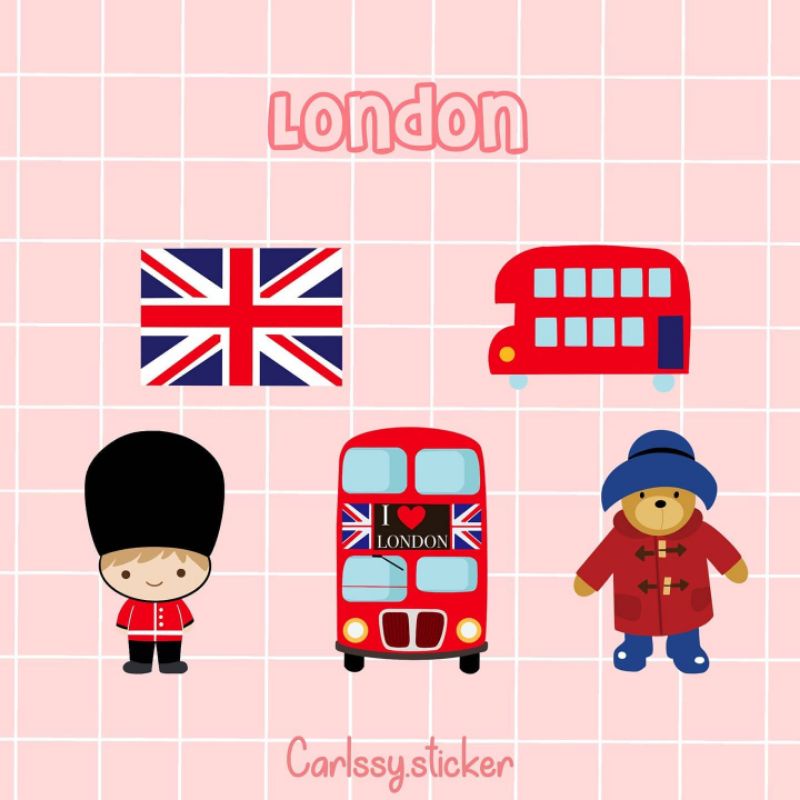 

Sticker Nama Custom - London