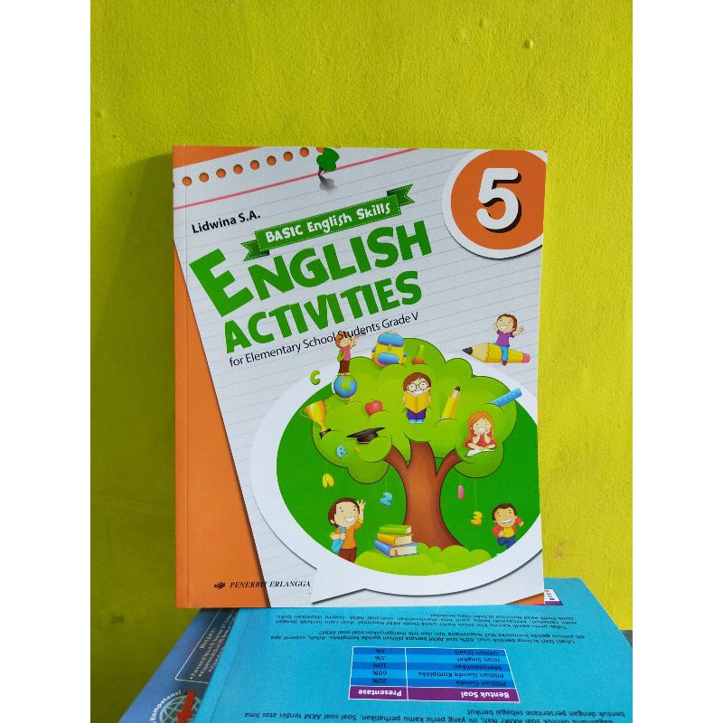 ORI buku English activities basic English skills kelas 5 penerbit Erlangga