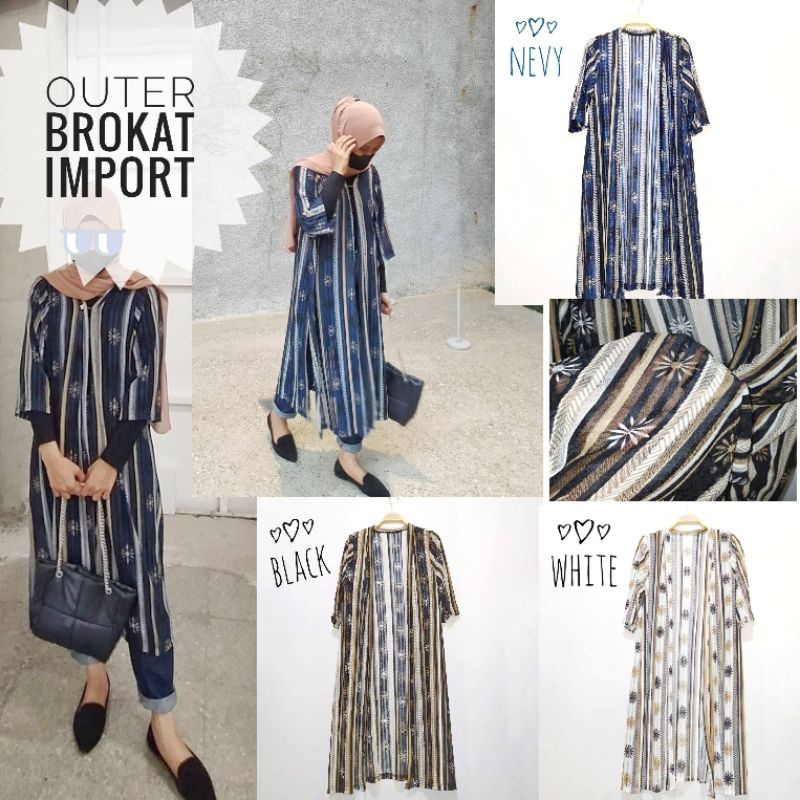 Lace outer / Long outer/ Cardigan Pantai / Cardigan Panjang Wanita