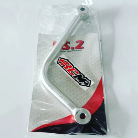 PEGANGAN GANTUNGAN TIANG BRACKET BREKET KNALPOT SILENCER SILINCER SILINSER CNC SILVER ORIGINAL ES2