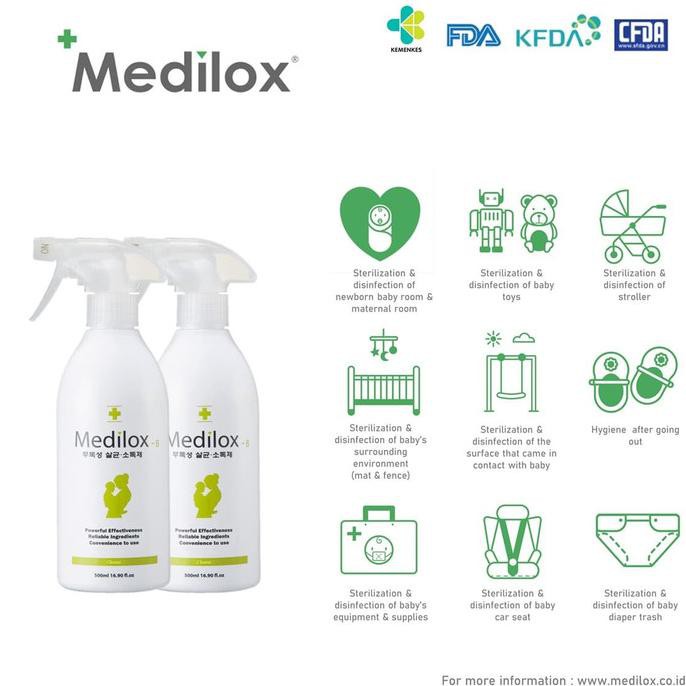 

READY COD MEDILOX-B 500 ML SANITIZER NON ALCOHOL OBRAL