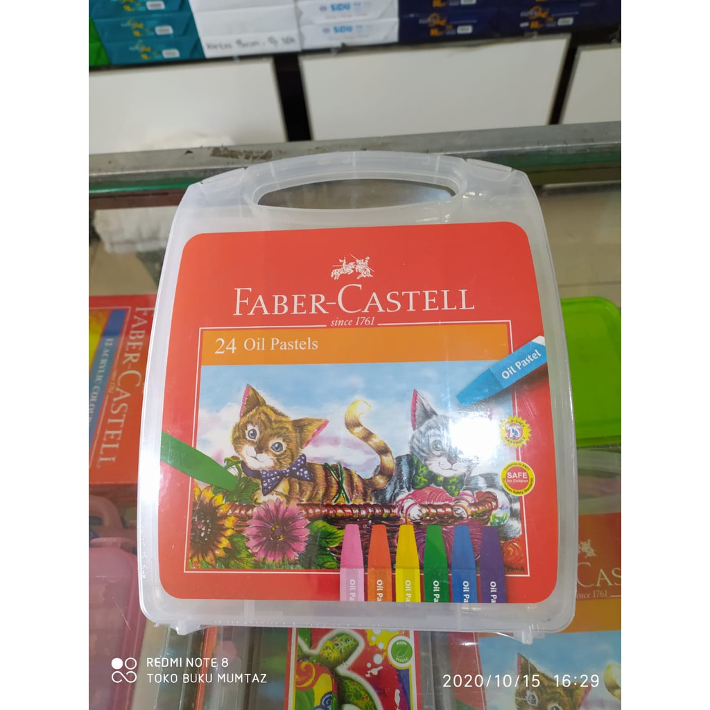 

Crayon 24 warna faber castell (24 oil pastels)