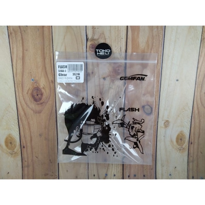 Gemfan Flash 5144 Propeller 5.1x4.4x3 Clear 2CW 2CCW H398