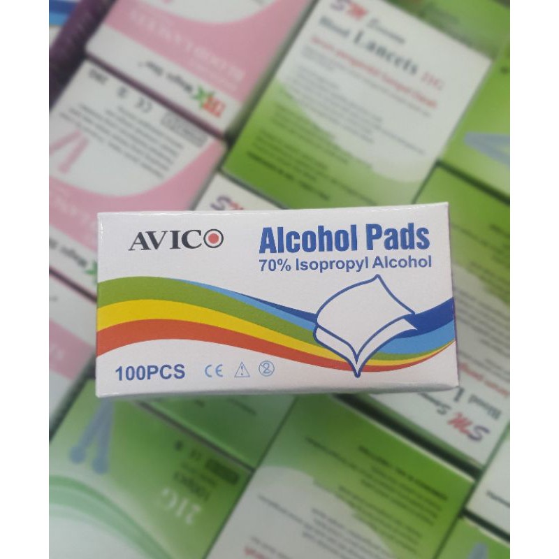 Tisu alkhol /Alkohol swabs/Alcohol swabs/ isi 100pc/Alkohol cair 70%