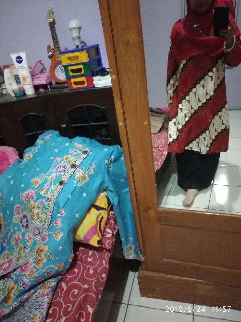 Baju Batik Atasan Tunik Wanita Size Xs S M L Xl Xxl Xxxl