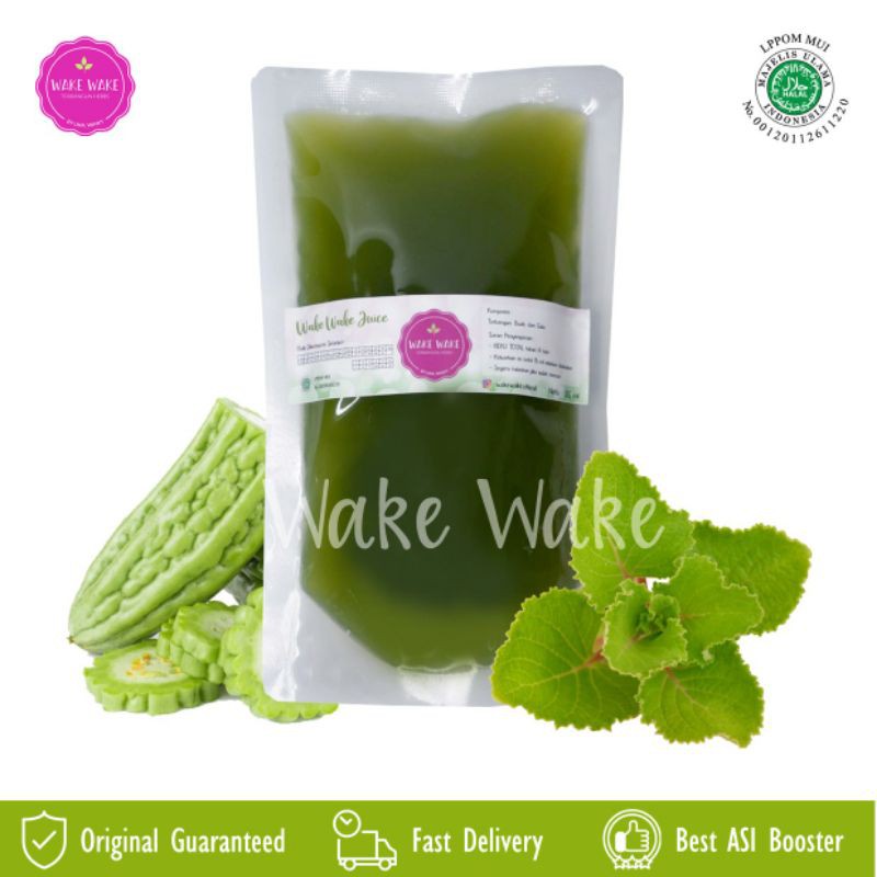 ASI Booster Torbangun - Wake Wake Pare -  Daun Bangun-bangun + Pare - Pouch 330 ML