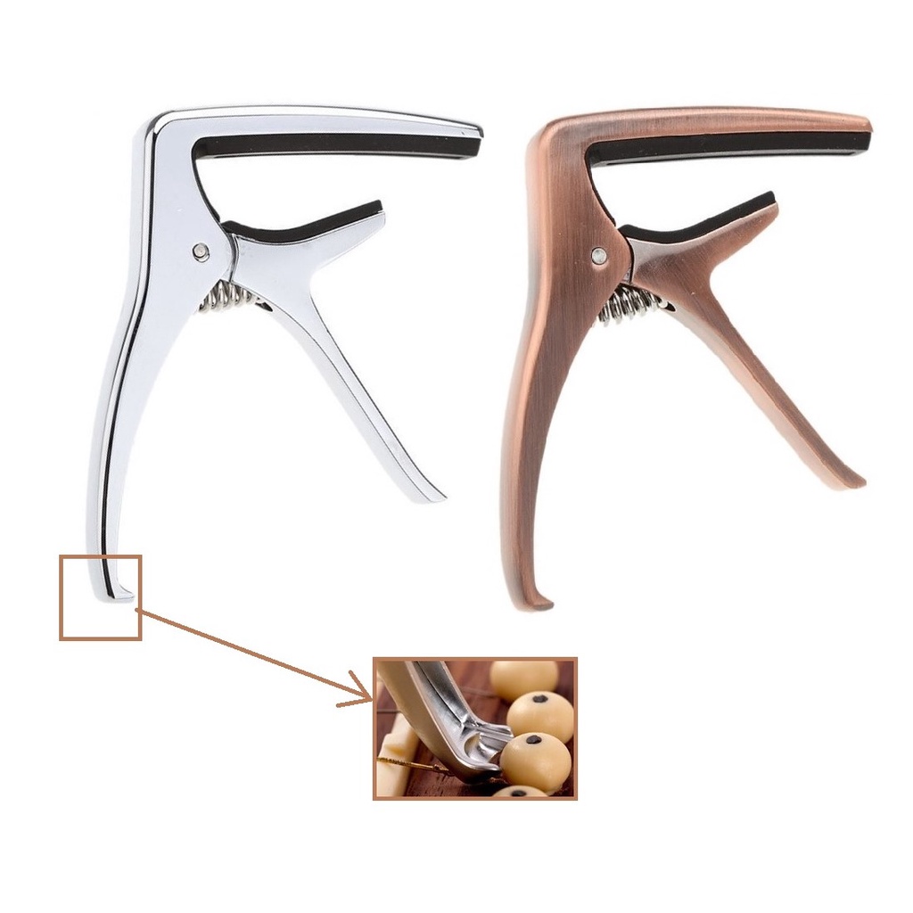 Aroma AC-21 Capo Gitar Akustik dan Elektrik with Pin Puller