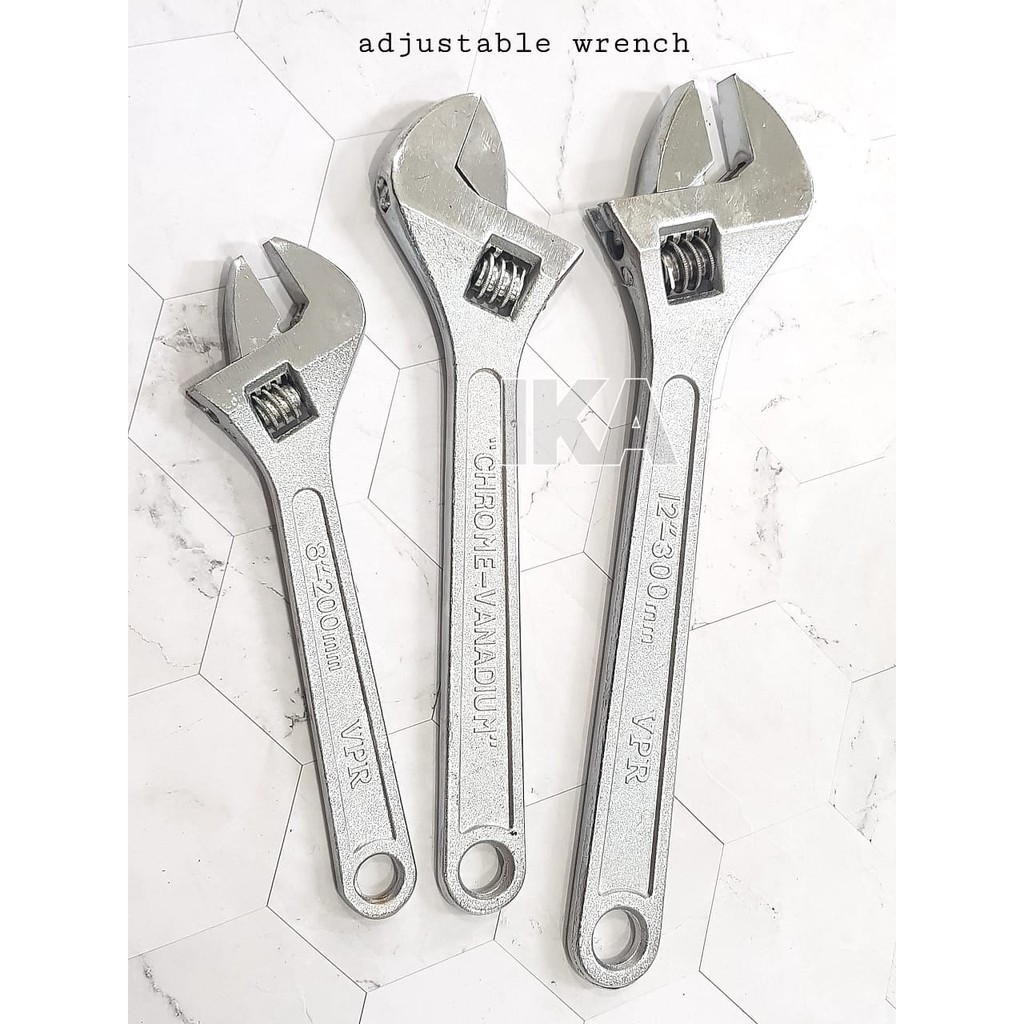 KUNCI INGGRIS Adjustable Wrench ukuran 8&quot; inch 10&quot; Inch 12&quot; Inch / KUNCI INGGRIS Adjustable Wrench ukuran 8&quot; inch 10&quot; Inch 12&quot; Inch