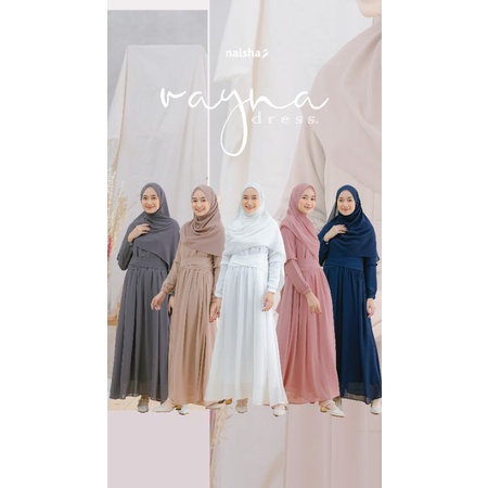 RAYNA DRES / Gamis Rayna / Gamis Mewah