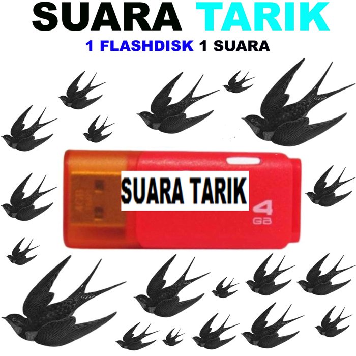 SUARA BURUNG WALET KALIMANTAN 5 FLASHDISK masing masing 4gb