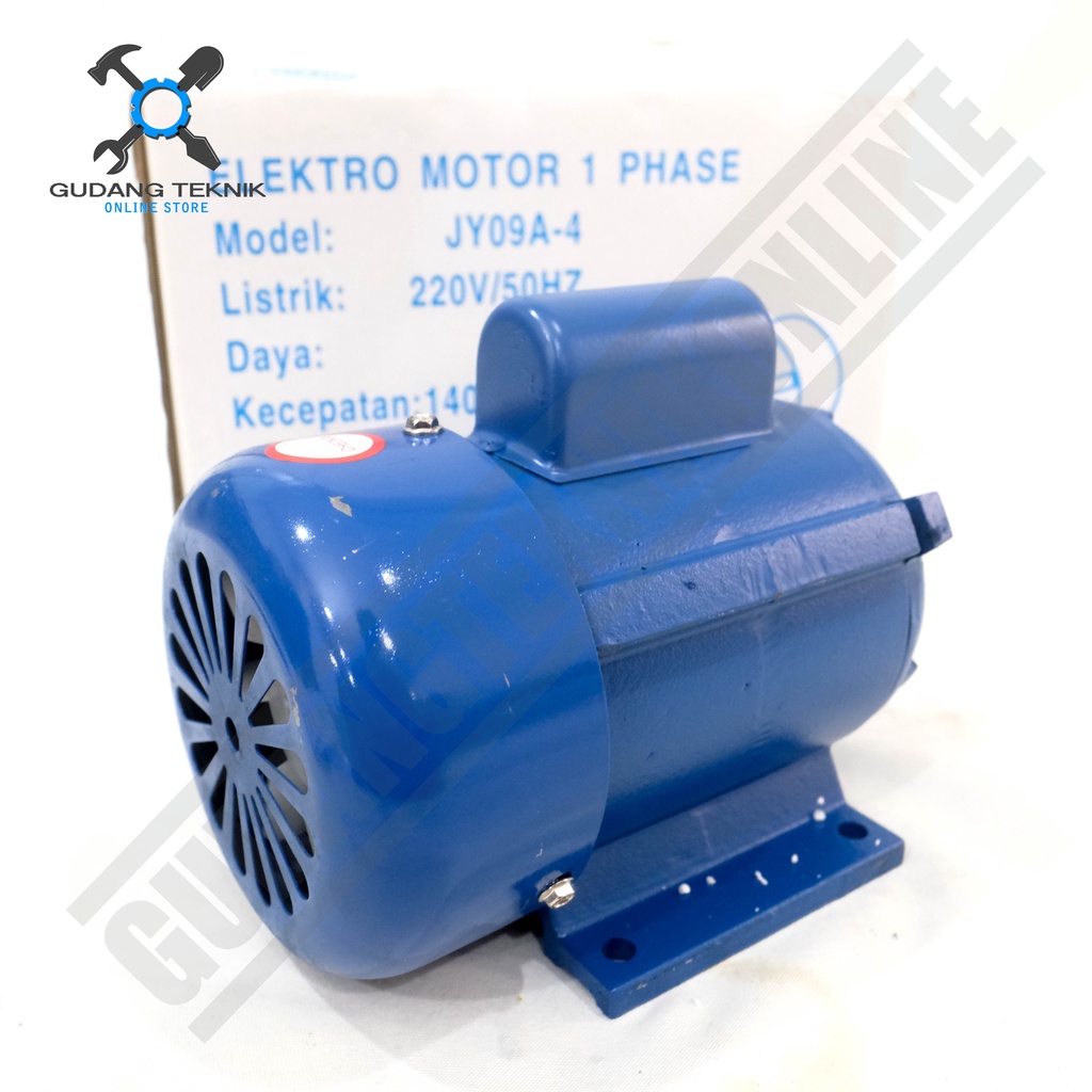 Dinamo Motor Penggerak 1/4Hp 4P 1P 1400rpm MODERN - Dinamo Elektro Motor 0.25Hp 4P 1 Phase MODERN