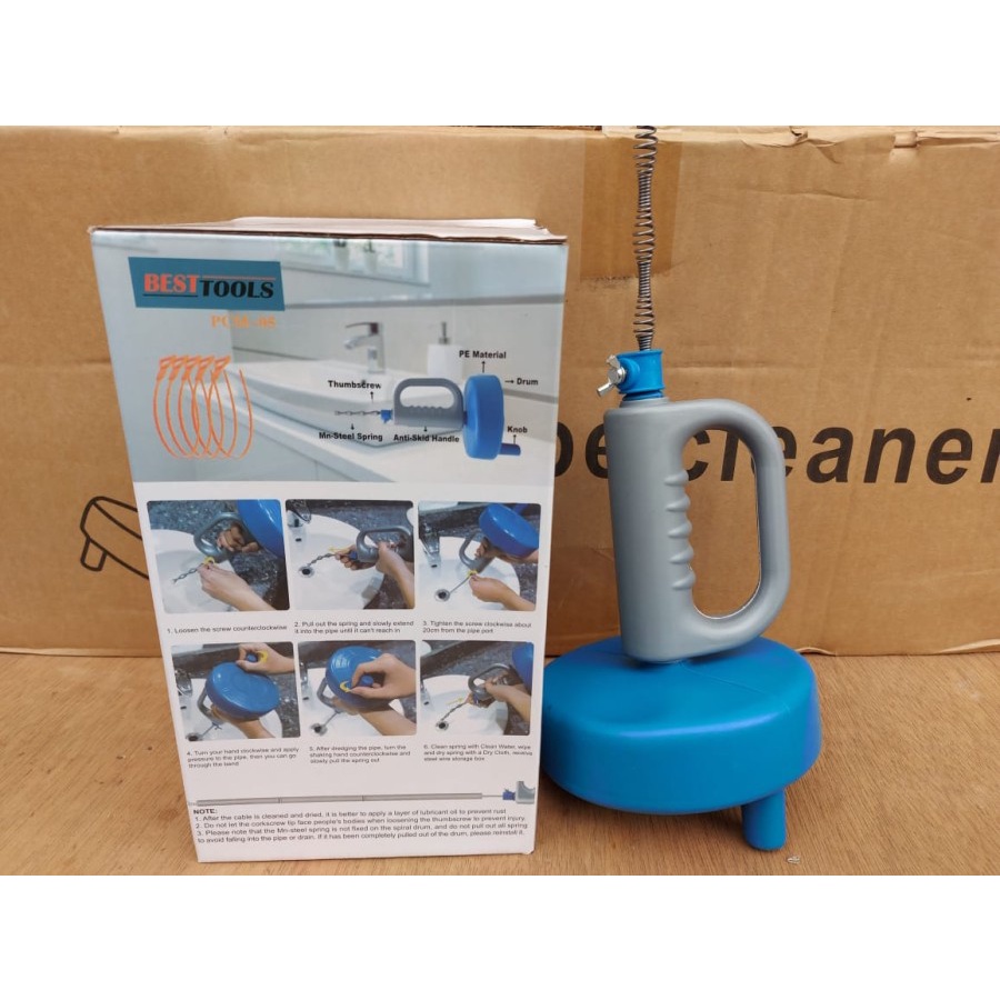 Pipe Cleaner 5 Meter Drain Pembersih Saluran Pipa Mampet